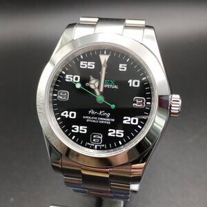 Black Automatic Watch Air Divers